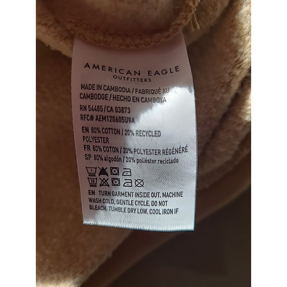 American Eagle Women Pullover S Big Hugs Keep Smiling Graphic Oversized Hoodie - Picture 6 of 14